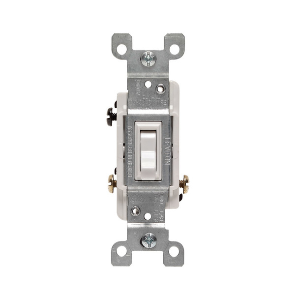 Leviton Switch Qt 3Way 15A Wht 01453-2WS